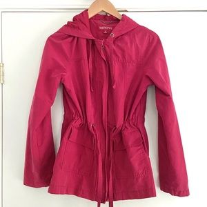 Casual Zip-Up Hooded Utility Jacket